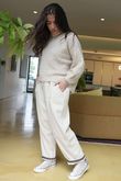 Mercer Soft Twill Barrel Leg Pant Stone 